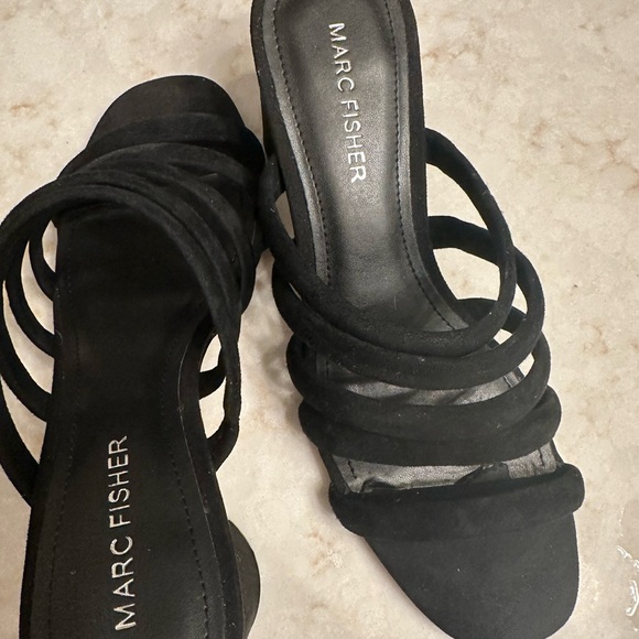 Marc Fisher Suede Mule Ssndals 7.5 - Picture 2 of 4